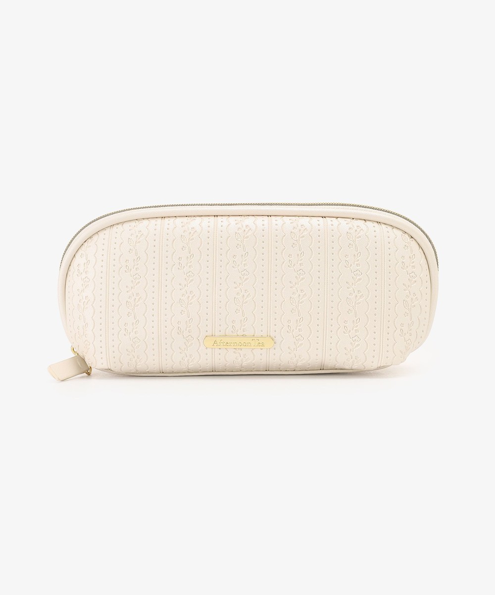 メガネケース・印鑑ケース 型押しレースメガネケース