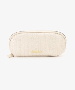 型押しレースメガネケース