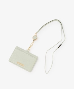 コードリール付きIDケース 型押しレース
