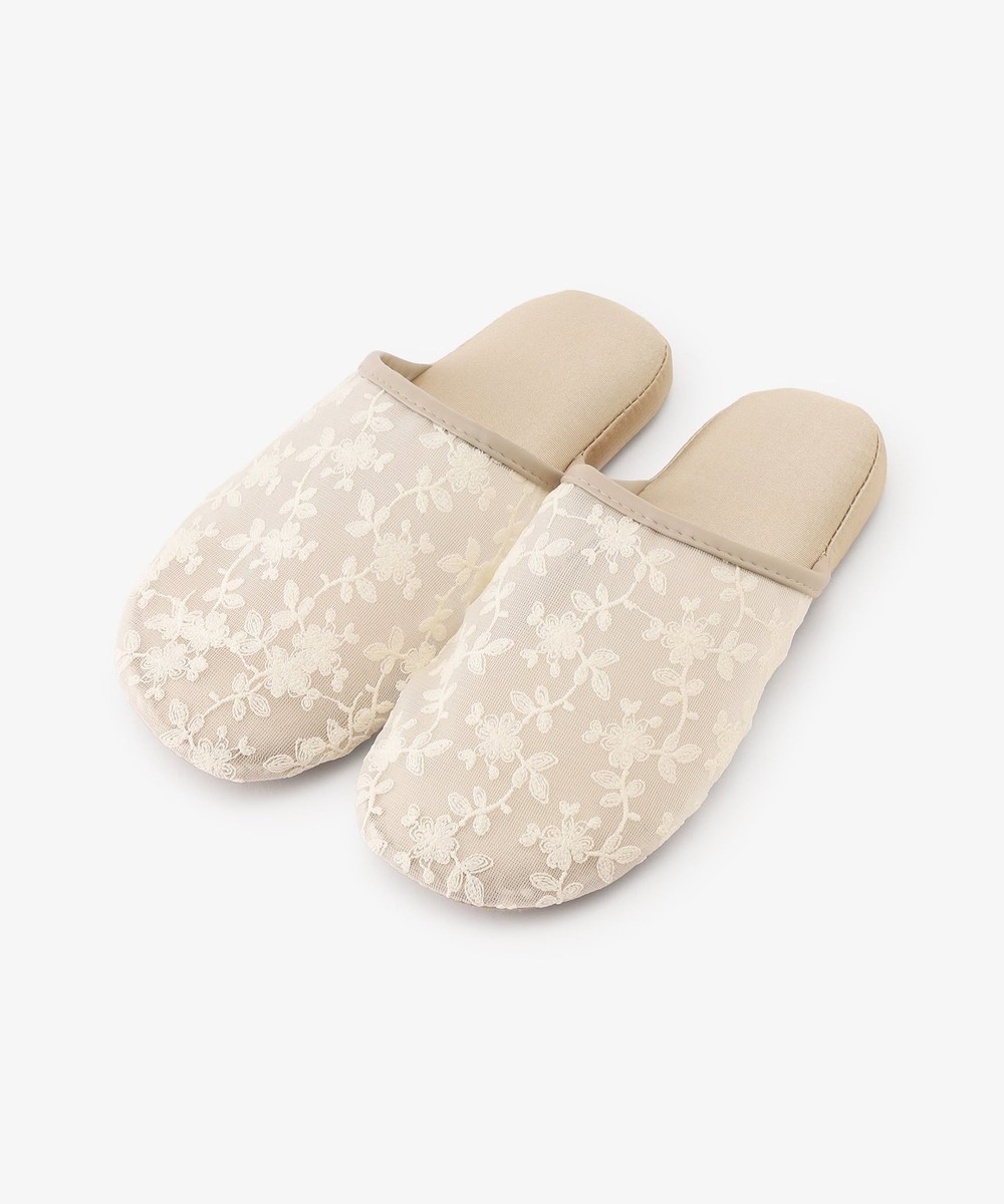 ルームシューズ・スリッパ レースルームシューズ