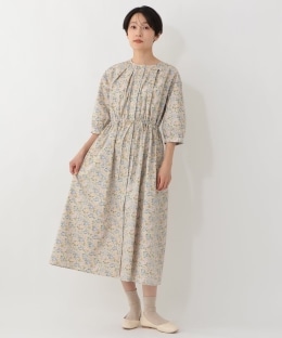 タックワンピース/リバティプリント
