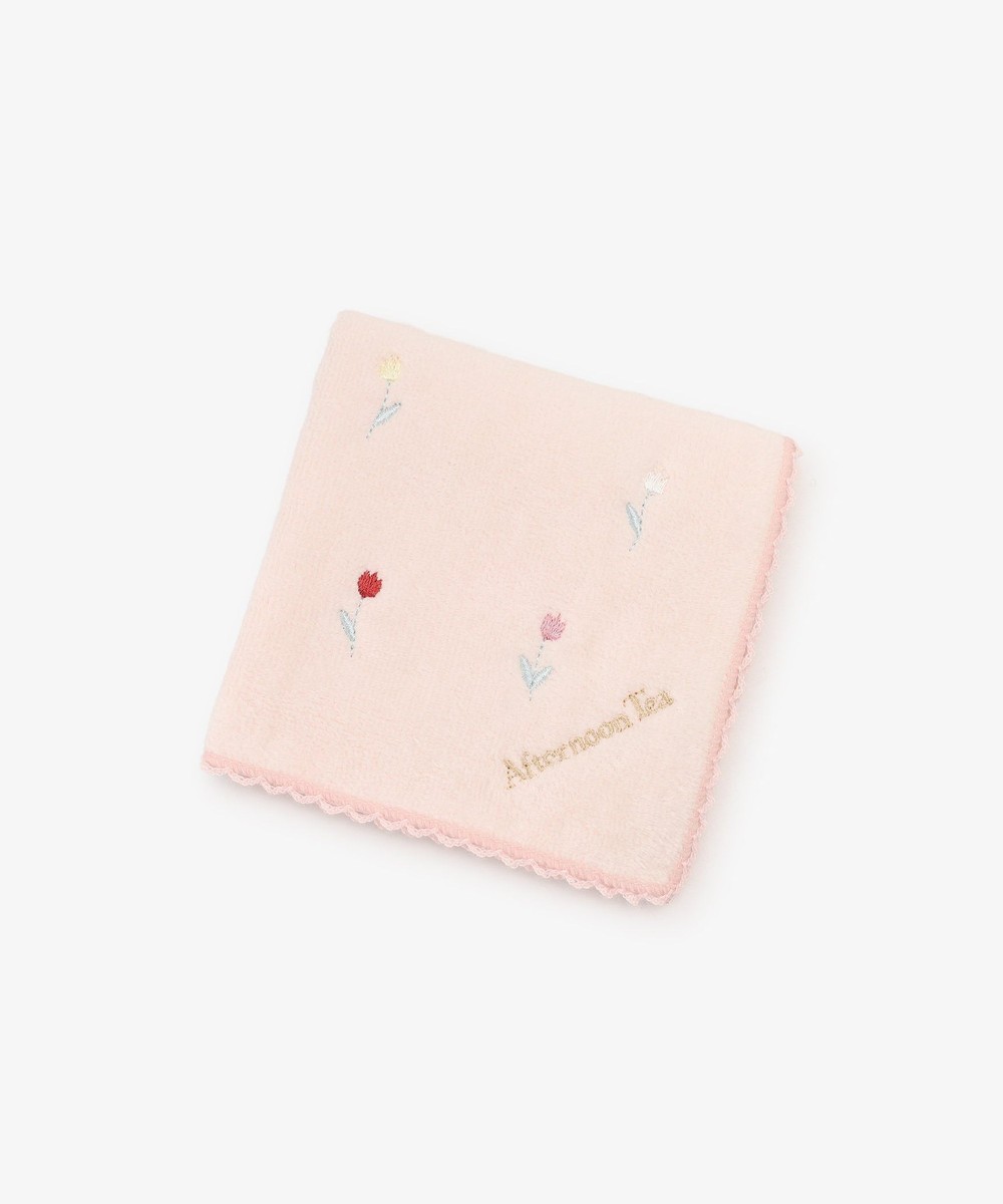 ミニタオル・ハンドタオル・ハンカチ フラワー刺繍ミニタオル