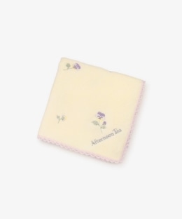 フラワー刺繍ミニタオル