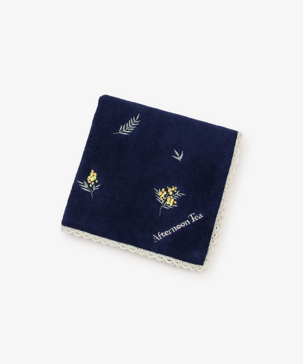 ミニタオル・ハンドタオル・ハンカチ フラワー刺繍ミニタオル