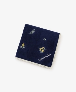 フラワー刺繍ミニタオル