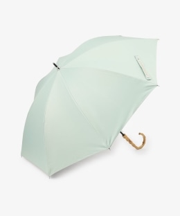 【UVカット率・遮光率100%生地使用】ロゴ刺繍晴雨兼用長傘 日傘