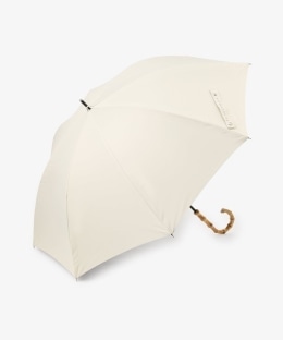 【UVカット率・遮光率100%生地使用】ロゴ刺繍晴雨兼用長傘 日傘