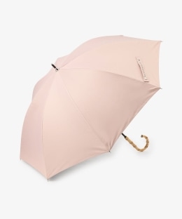 【UVカット率・遮光率100%生地使用】ロゴ刺繍晴雨兼用長傘 日傘