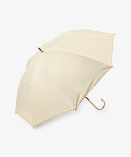 【UVカット率・遮光率100%生地使用】レース柄軽量晴雨兼用長傘 日傘