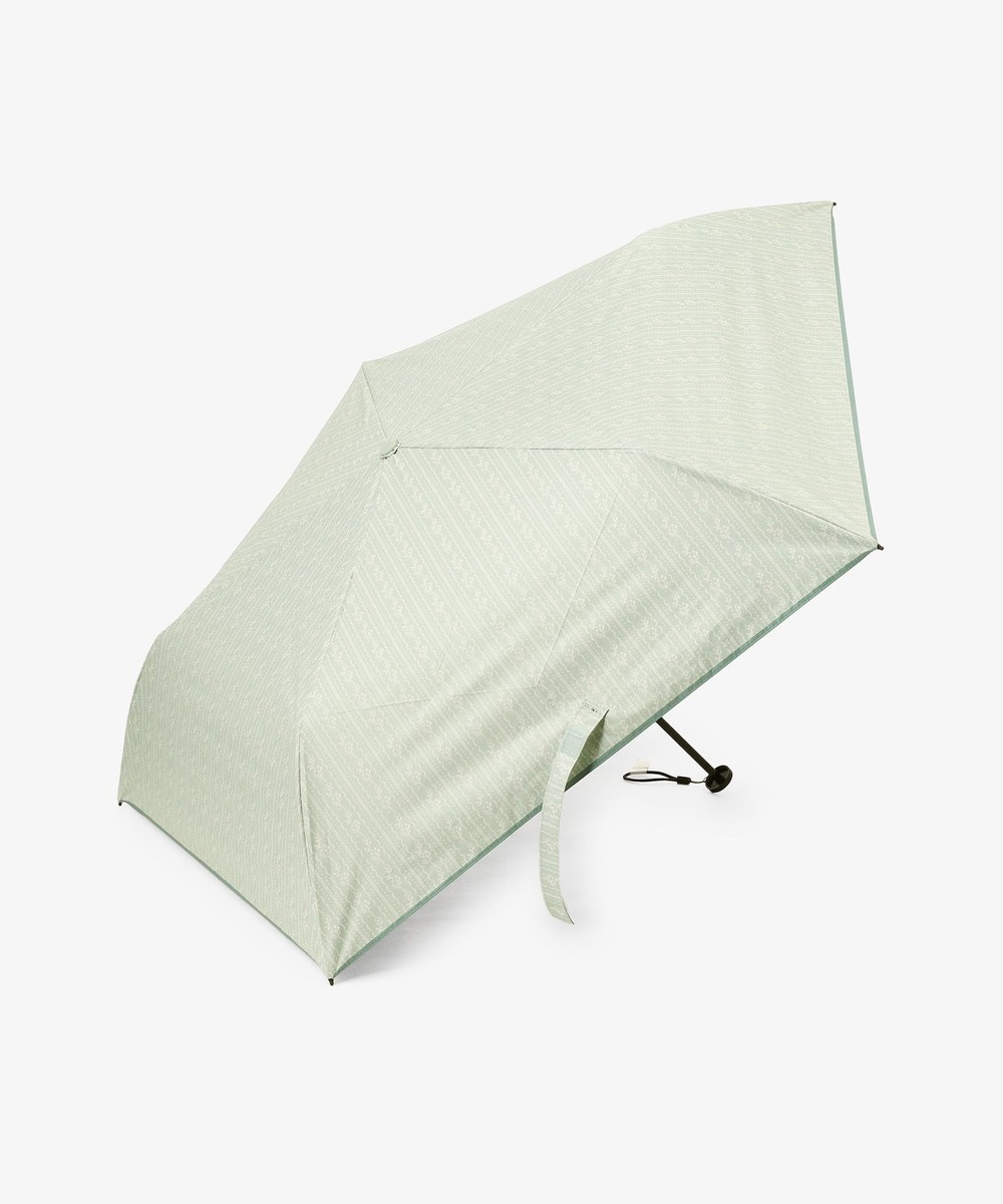 日傘（折りたたみ・長傘・晴雨兼用） 【UVカット率・遮光率100%生地使用】レース柄軽量晴雨兼用折りたたみ傘 日傘