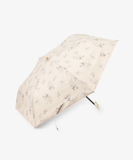 【UVカット率・遮光率100%生地使用】水彩フラワー晴雨兼用折りたたみ傘 日傘
