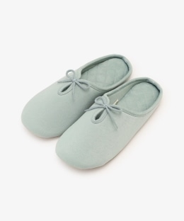 リボンベロアルームシューズ