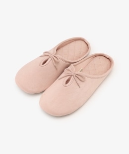 リボンベロアルームシューズ