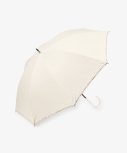 【UVカット率・遮光率100%生地使用】内側フラワー晴雨兼用長傘 日傘