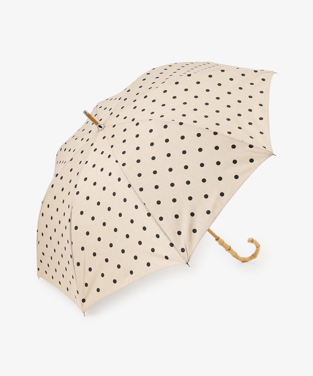 日傘（折りたたみ・長傘・晴雨兼用） ドットプリント晴雨兼用長傘 日傘