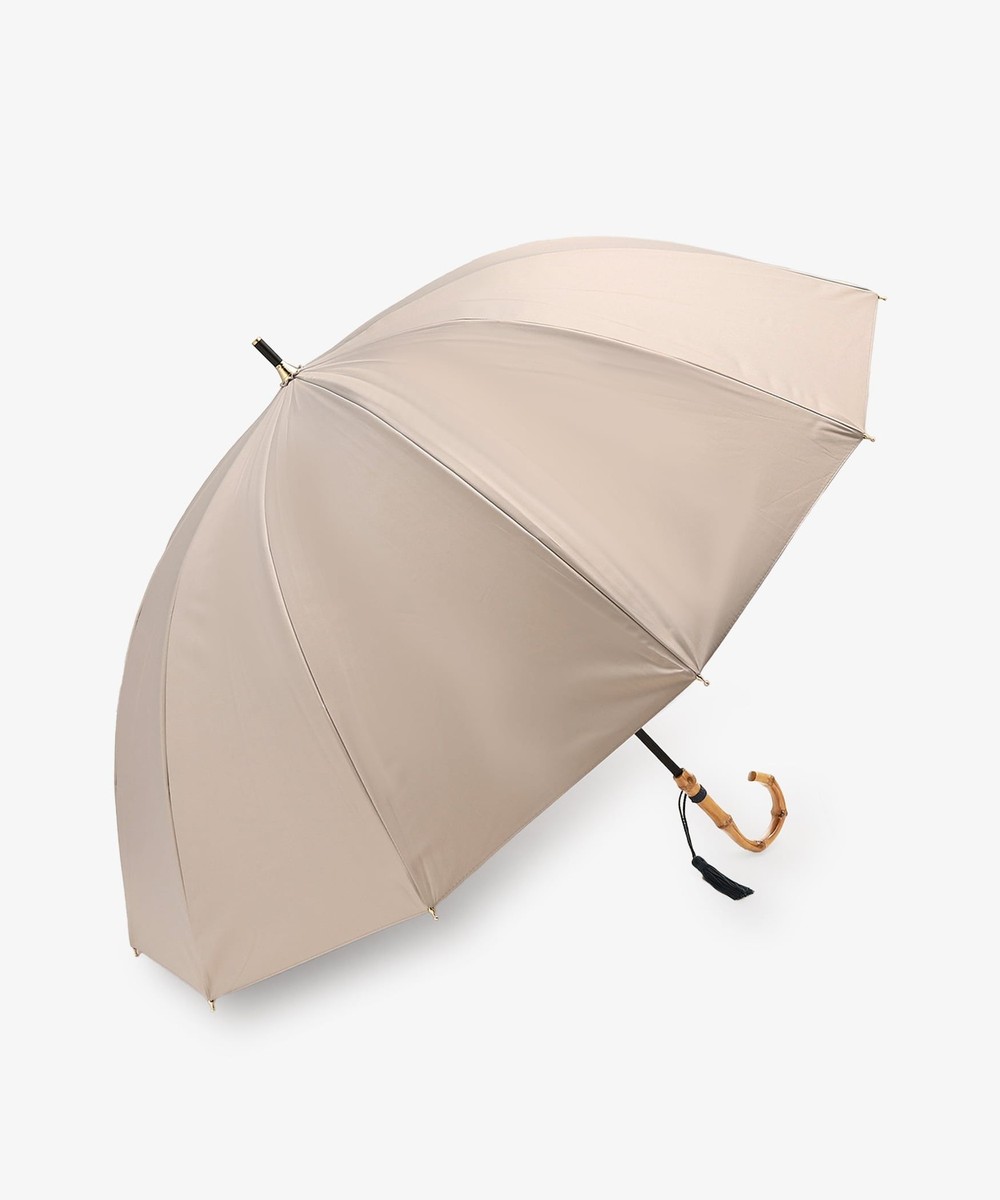 日傘（折りたたみ・長傘・晴雨兼用） 【UVカット率・遮光率100%生地使用】12フレーム晴雨兼用長傘 日傘