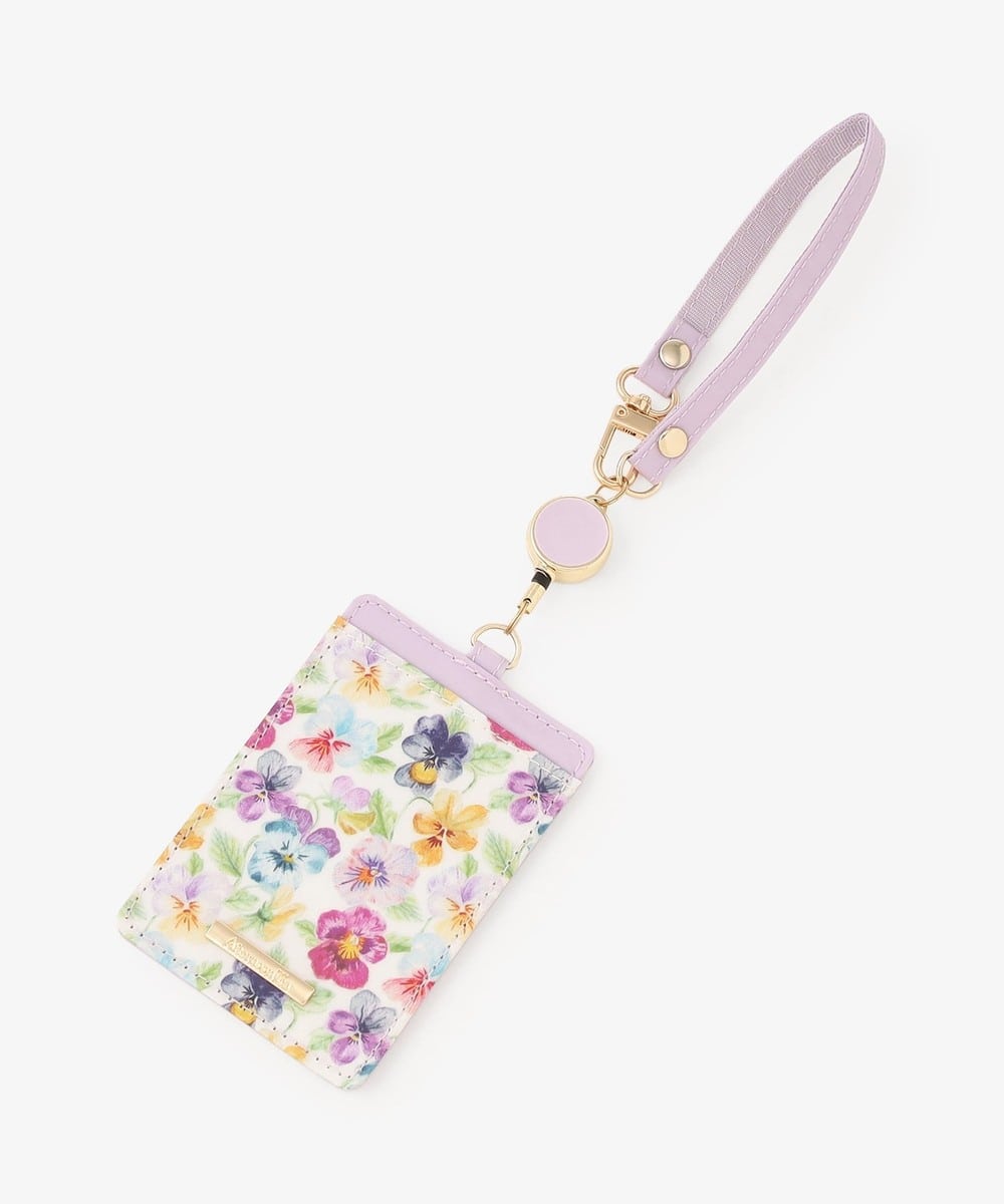 パスケース・IDケース コードリール付きパスケース/リバティプリント