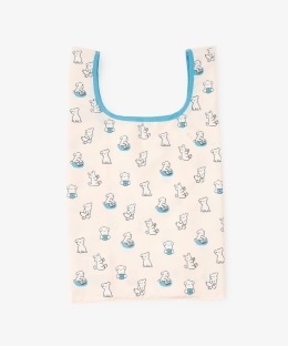 カラビナ付きショッピングバッグ/総柄/YEYE