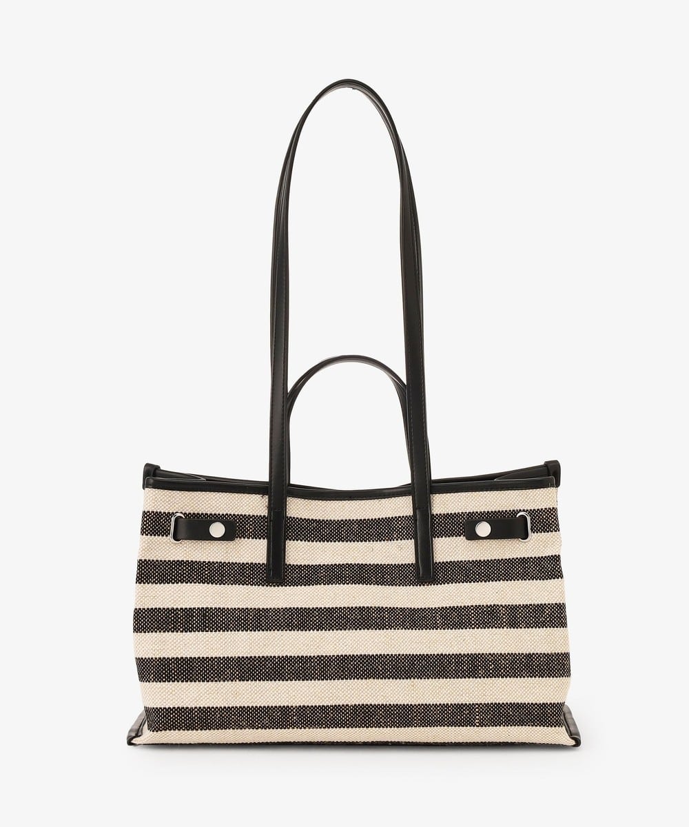 トートバッグ ボーダースクエアトートバッグ