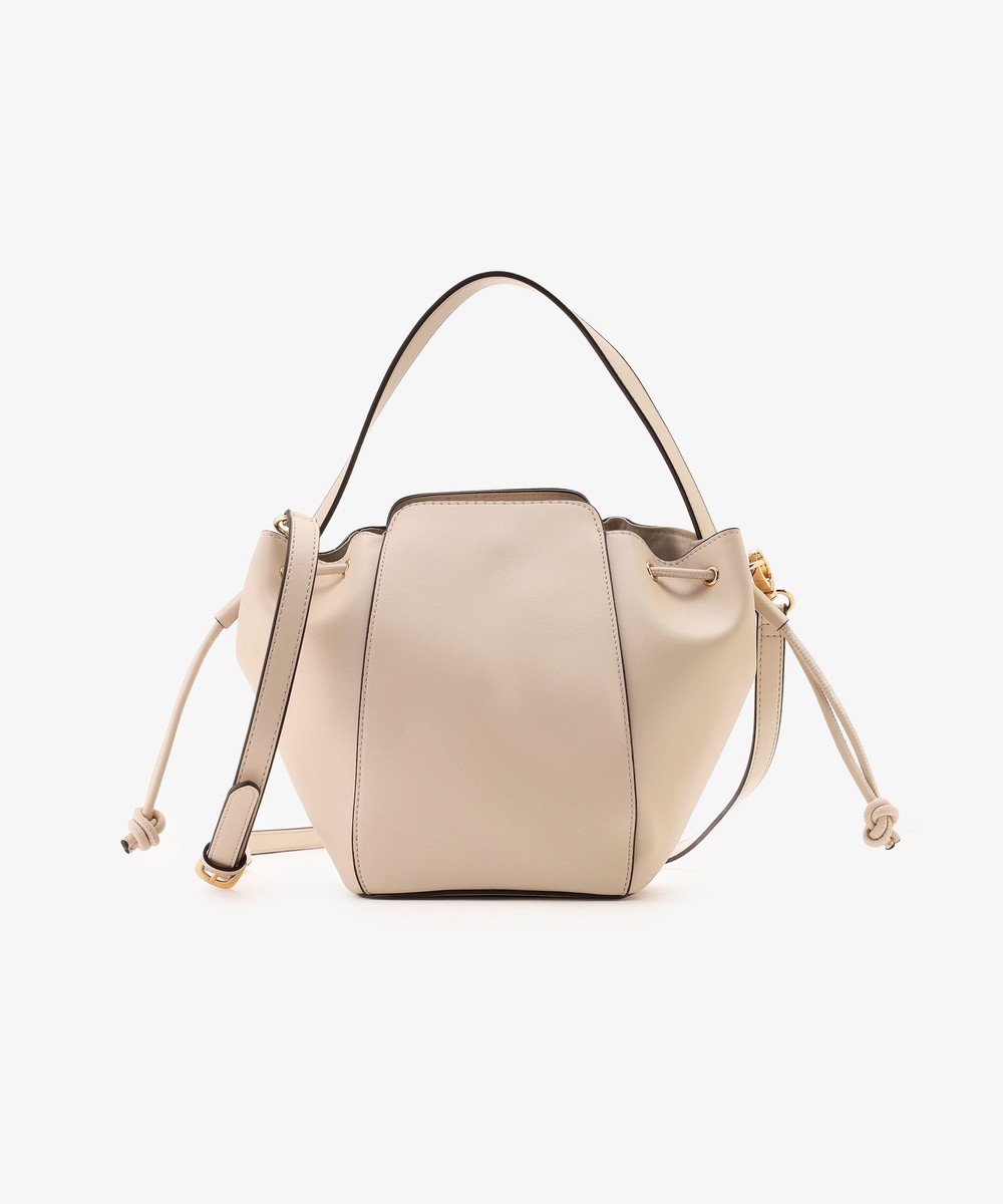 ショルダーバッグ 合皮巾着ショルダーバッグ