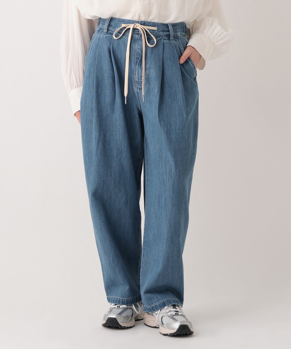 オーガビッツデニムタックカーブパンツ | アフタヌーンティー公式通販