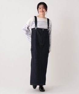 オーガビッツデニムジャンパースカート