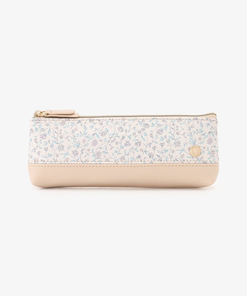 ペンケース フラワープリントペンケース