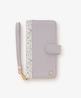 フラワープリントiPhone15/14/13ケース