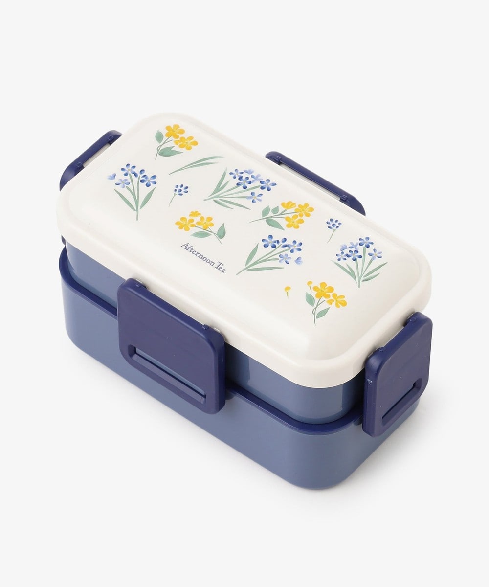 お弁当箱・ランチボックス フルールデュクール抗菌4点ロック式ランチボックス