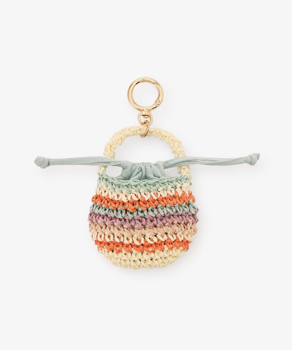 ファッション小物 ペーパーヤーンミニチャーム