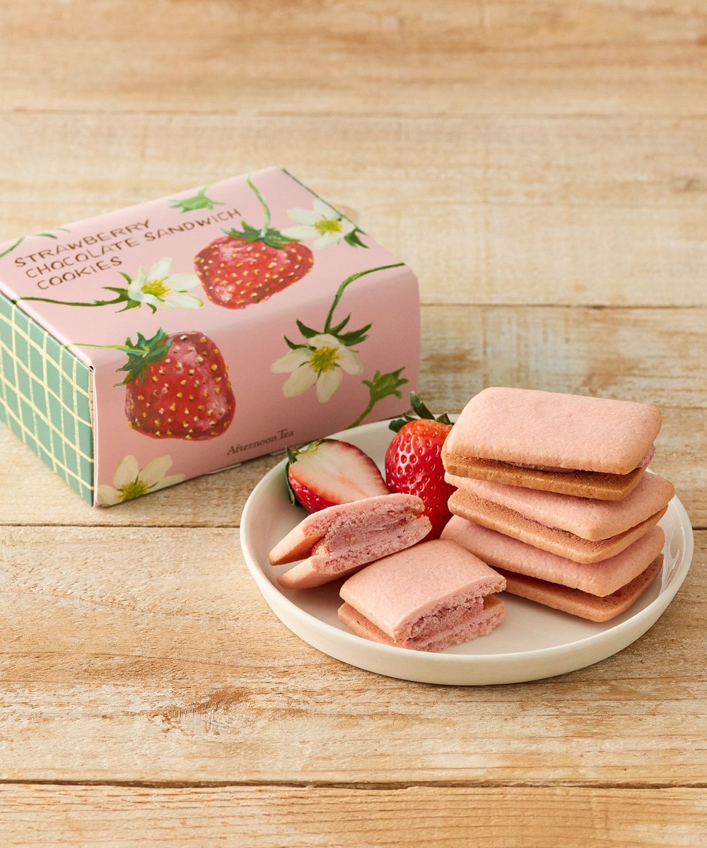 お菓子・食品 いちごチョコサンドクッキー/Lee Izumida/Afternoon Tea TEAROOM