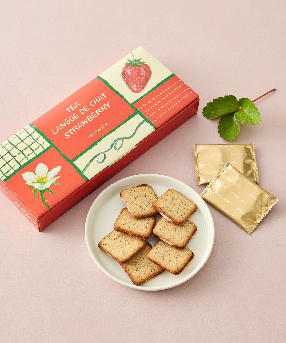 お菓子・食品 ティーラングドシャ ストロベリー/Lee Izumida/Afternoon Tea TEAROOM
