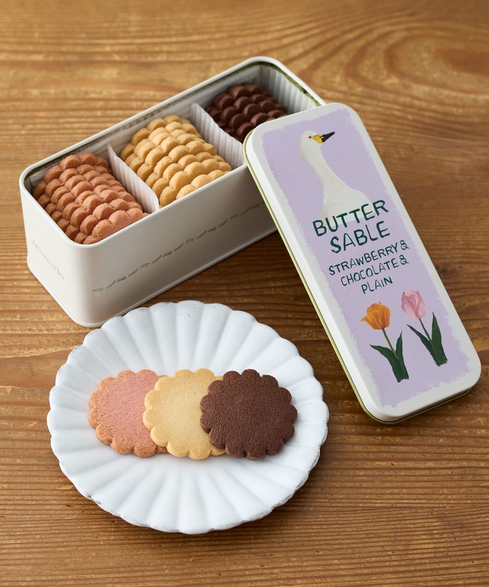 お菓子・食品 3種バターサブレ 苺＆ショコラ＆プレーン/Lee Izumida/Afternoon Tea TEAROOM