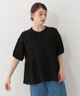 インド綿シフリー刺繍ブラウス
