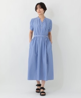【接触冷感 UVカット 吸水速乾 抗菌防臭】バンセルクールパフスリーブワンピース