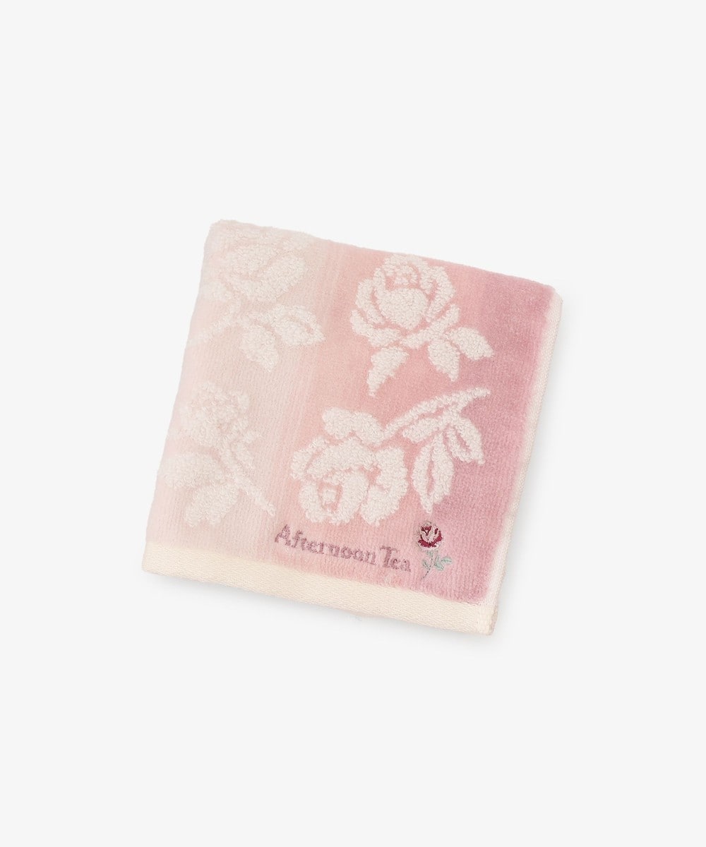 ミニタオル・ハンドタオル・ハンカチ フラワージャカードミニタオル