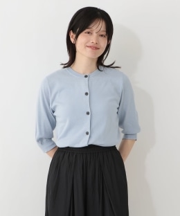 UVカット半袖カーディガン MVS加工