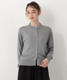 ストライプコンビカーディガン