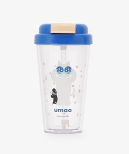 2WAYダブルウォールクリアタンブラー 360ml/umao