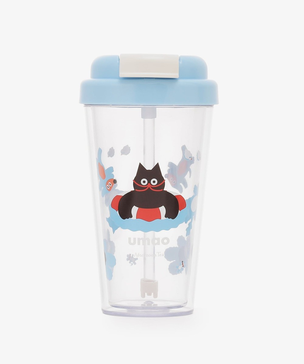 ステンレスボトル・ステンレスマグ・水筒 2WAYダブルウォールクリアタンブラー 360ml/umao