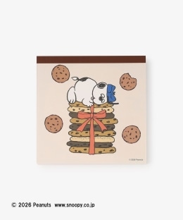 スクエアメモパッド/PEANUTS