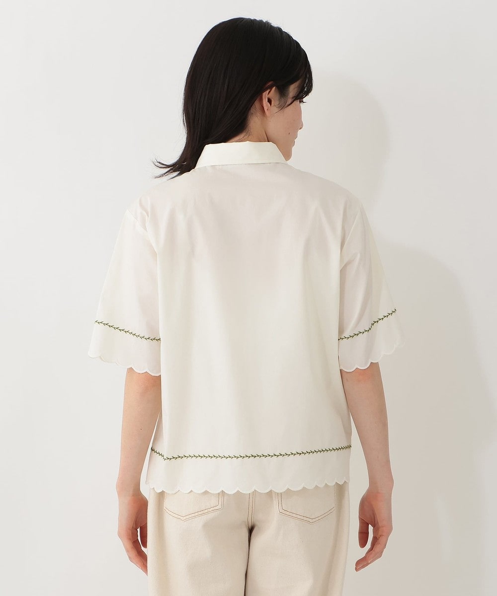 刺繍丸襟ブラウス/MAISON SAJOU | アフタヌーンティー公式通販サイト