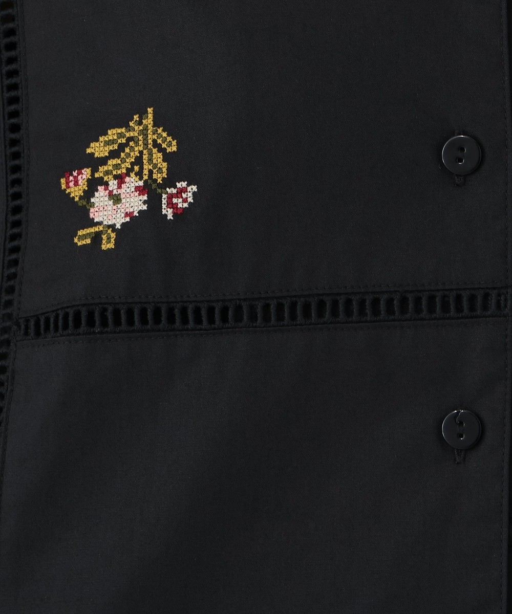 刺繍パッチワークブラウス/MAISON SAJOU | アフタヌーンティー公式通販