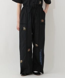 刺繍パッチワークパンツ/MAISON SAJOU