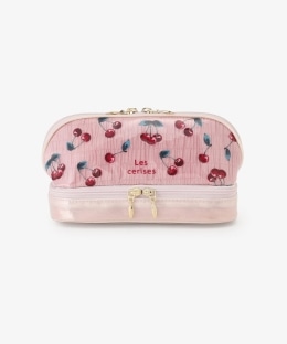 チェリーシェル型コスメアクセサリーポーチ