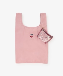 チェリーポーチ付きショッピングバッグ