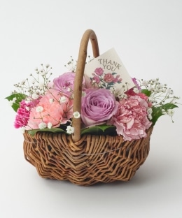 【オンラインストア限定】バスケットフラワーアレンジメント/2026母の日