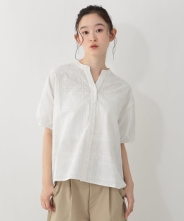 刺繍スキッパープルオーバー