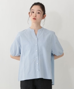 刺繍スキッパープルオーバー