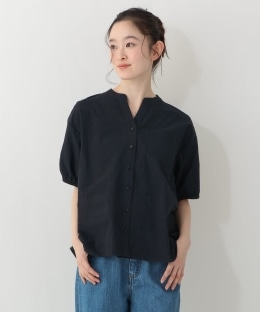 刺繍スキッパープルオーバー